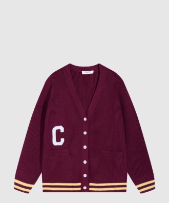 니트 카디건 코트