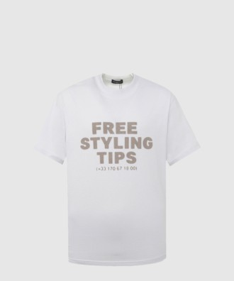 로고 프린트 반팔