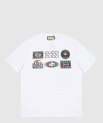 로고 프린트 반팔