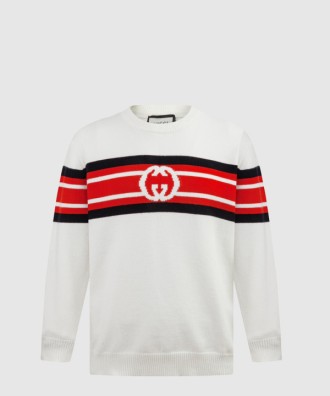 로고 니트 상의