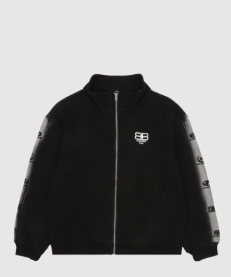 로고 집업 자켓