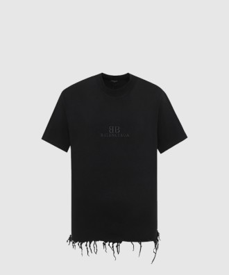 BB 클래식 발렌시아가 오버사이즈 크롭 티셔츠