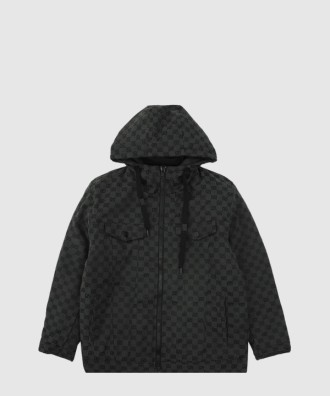 로고 집업 자켓