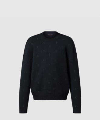 프린트 니트 톱