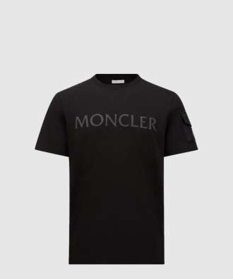 라미네이트 로고 코튼 티셔츠