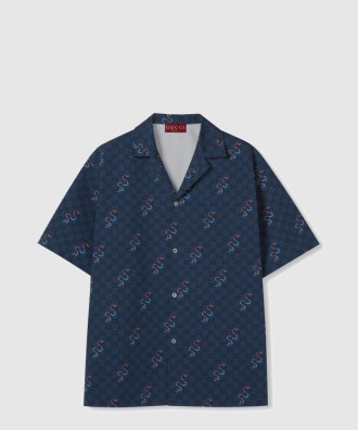 셀렉션 프린트 코튼 셔츠