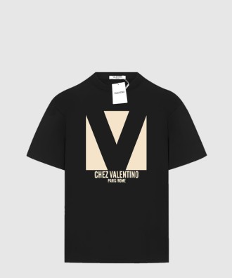 프린트 코튼 티셔츠