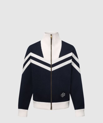 니티드 코튼 세일러 블루종