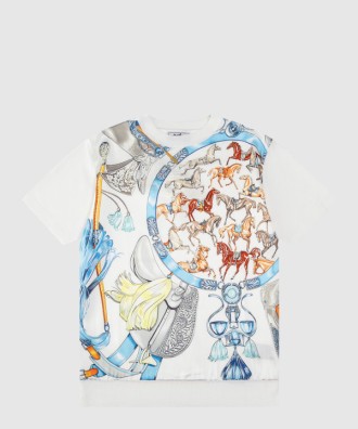 로고 프린트 반팔