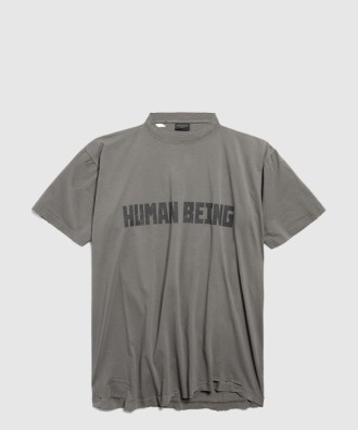 휴먼 비잉 시프티드 티셔츠
