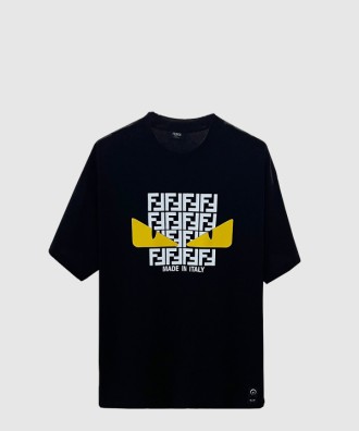 몬스터 로고 프린트 반팔