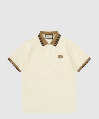 인터로킹 G 코튼 폴로 셔츠