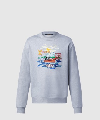 엠브로이더드 스웨트셔츠