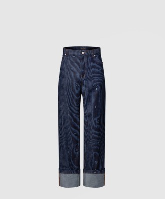 커프드 데님 스케이트 팬츠