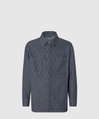 FF 자카드 데님 재