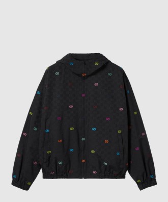 GG 코튼 립 스톱 Zip 재킷