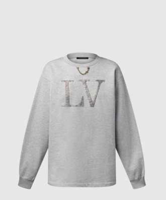 라인스톤 시그니처 스웨터