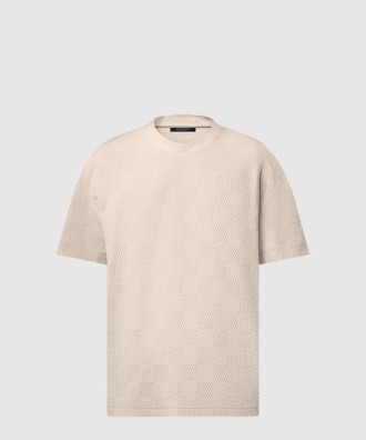 다미에 프렌치 테리 티셔츠