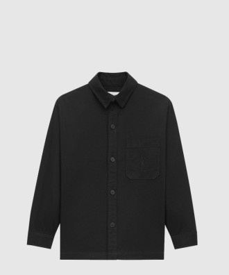 튼 린넨 개버딘 소재 CASSANDRE 오버셔츠