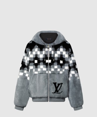 밍크 퍼 블루종