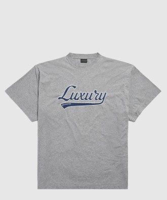 럭셔리 스크립트 오버사이즈 티셔츠