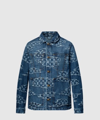 모노그램 데님 워크웨어 블루종