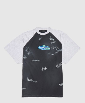 바나나 래글런 오버사이즈 티셔츠