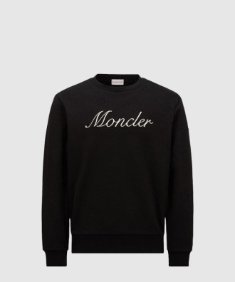 자수 로고 코튼 스웨트셔츠