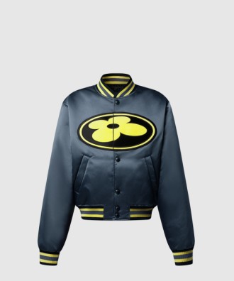 새틴 베이스볼 블루종