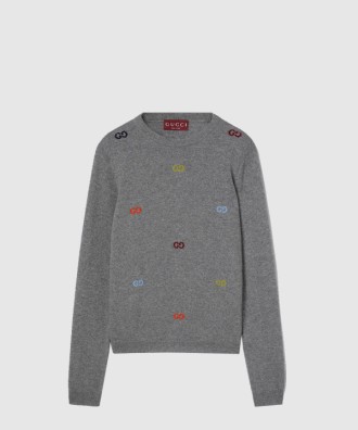 인타르시아 파인 캐시미어 스웨터