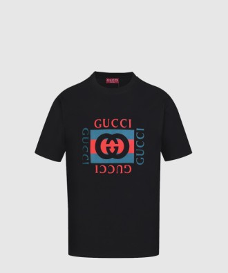 프린트 코튼 저지 티셔츠