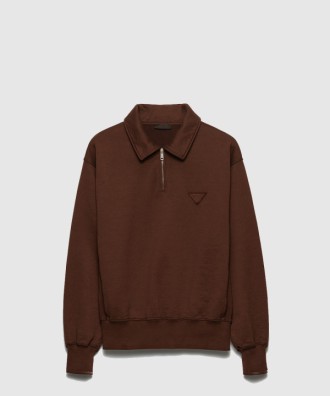 코튼 플리스 폴로 셔츠