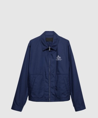 코튼 혼방 블루종 재킷