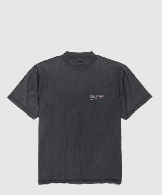 폴리티컬 캠페인 인사이드 아웃 라지 핏 티셔츠