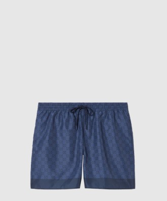 프린트 테크니컬 팝린 수영 반바지