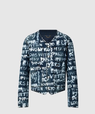 데님 칼라리스 재킷