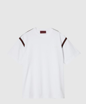 웹 코튼 저지 티셔츠