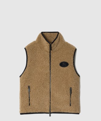 크롭 플리스 질레