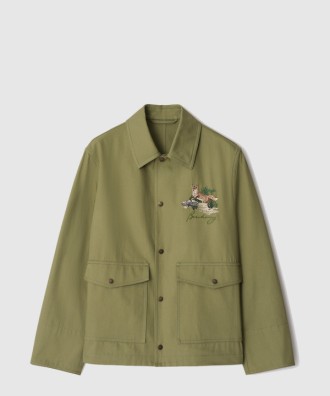 폭스 개버딘 재킷