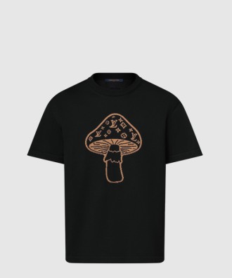 쇼트 슬리브드 인따르시아 크루넥