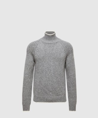 파카 울 혼방 터틀넥 스웨터