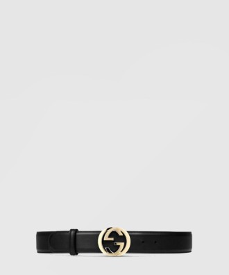 G버클 가죽 벨트 370543