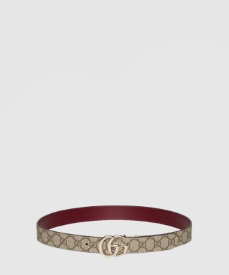 더블 G 리버서블 와이드 벨트 659417