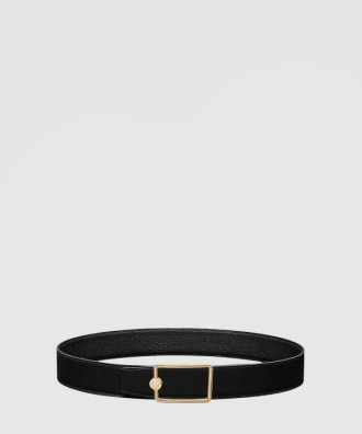 버클 양면 가죽 벨트