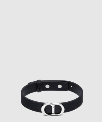 CD Icon 가죽 팔찌 B1723