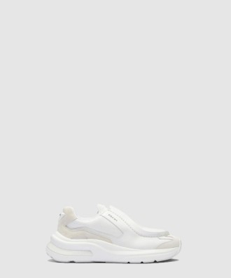 스웨이드 브러쉬드 가죽 스니커즈 2EG424