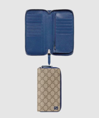 바이컬러 지퍼 지갑 822051