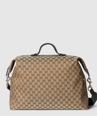 GG 캔버스 미디엄 더플백 821668