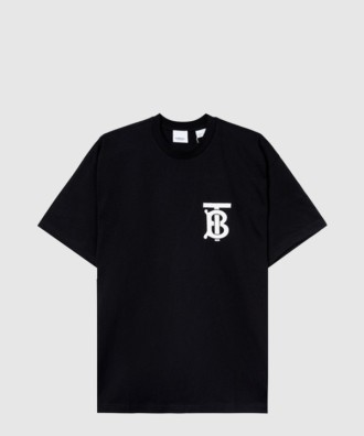 로고 코튼 티셔츠