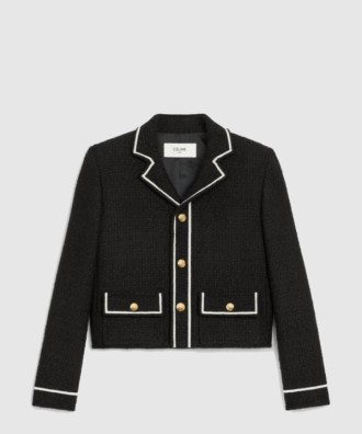 로고 정장 코트